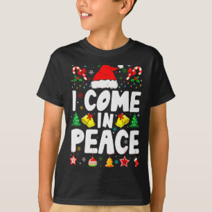 T-shirt Je viens en paix Je suis la paix Drôle de couple a