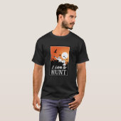 T-shirt je vis à la chasse (Devant entier)