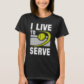 T-shirt Je Vis Servir (Devant)