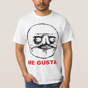T-shirt Je visage Meme de rage de Gusta