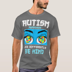 T-shirt Je vois différemment, alors soyez gentils Sensibil
