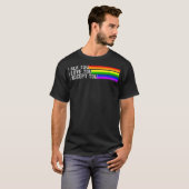 T-shirt Je Vois Je T'Aime Je T'Accepte LGBTQ Ally Gay prid (Devant entier)