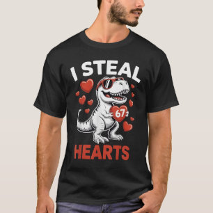 T-shirt Je vole 67 cœurs T de la Saint-Valentin Six Sept M