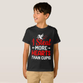 T-shirt Je vole plus de cœurs que Cupidon (Devant entier)