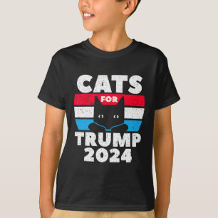 T-shirt Je vote des chats pour le débat électoral de Trump