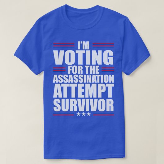 T-shirt Je vote pour l'attentat Vous avez manqué (Design devant)