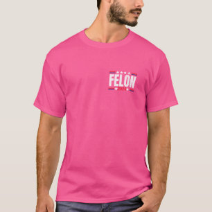 T-shirt Je vote pour le Condamné Felon 2