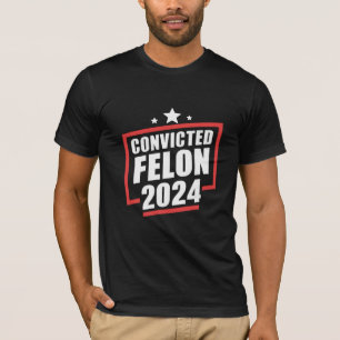 T-shirt Je vote pour le criminel condamné 2024 Trump