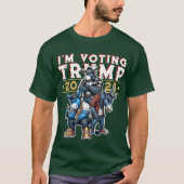 T-shirt JE VOTE pour TRUMP 2024 (Devant)