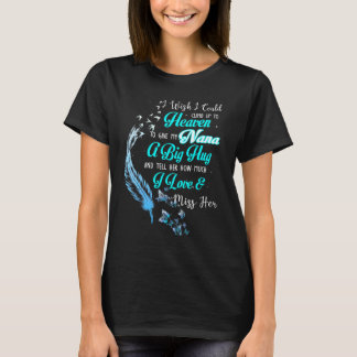 T-shirt Je voudrais pouvoir grimper jusqu'au ciel pour don