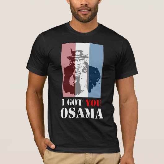 T-shirt Je vous ai obtenu Osama (Devant)