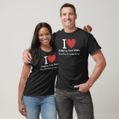 T-shirt Je ❤️ vous aider avec Landlord Assurance CUSTOM (Unisexe)