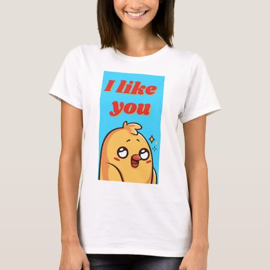 T-shirt je vous aime (Devant)