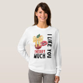 T-SHIRT JE VOUS AIME BEAUCOUP CHERRY (Devant entier)