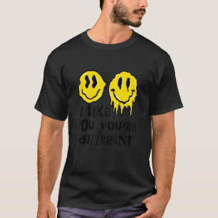 T-shirt Je vous aime Vous êtes différents grands esprits P