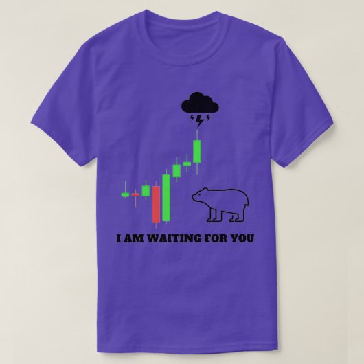 T-shirt Je vous attends (Design devant)