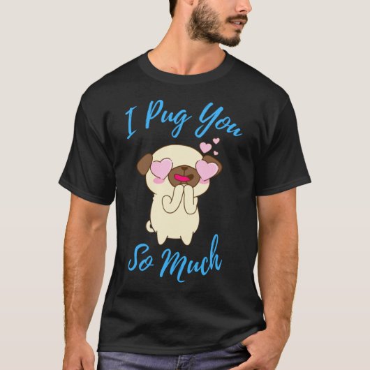 T-shirt Je Vous Carlin tellement mignon animal drôle Carli (Devant)