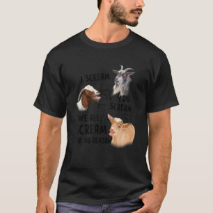 T-shirt Je Vous Crie, Nous Crions Tous Pour Aucune Raison 