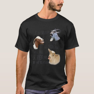 T-shirt Je Vous Crie, Nous Crions Tous Pour Aucune Raison