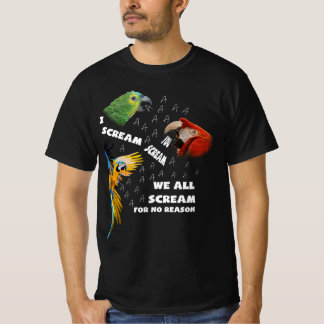T-shirt Je Vous Crie Parrot Drôle, Nous Crions Tous Pour