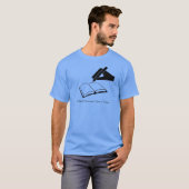 T-shirt Je vous éviscérerai dans la fiction (Devant entier)