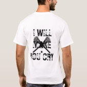 T-shirt Je vous inciterai à pleurer (Dos)