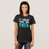T-shirt Je Vous L'Ai Dit - Theta Crypto Devise (Devant entier)