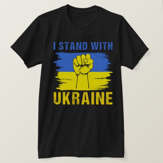 T-shirt Je Vous Parle De L'Ukraine (Design devant)