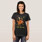 T-shirt je vous poignarderai poulet malade mignon (Devant entier)