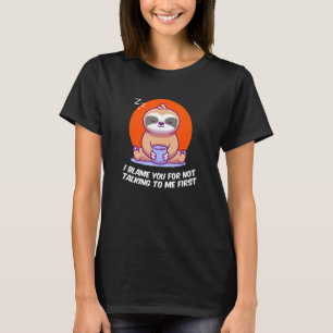 T-shirt Je vous reproche de ne pas parler Introvert Amis A