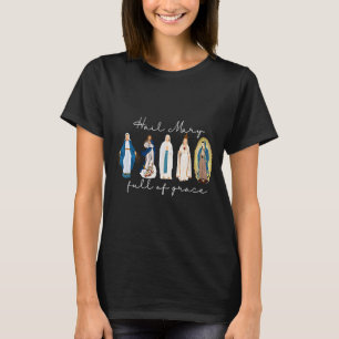 T-shirt Je vous salue Marie pleine de grâce, Vierge Marie,
