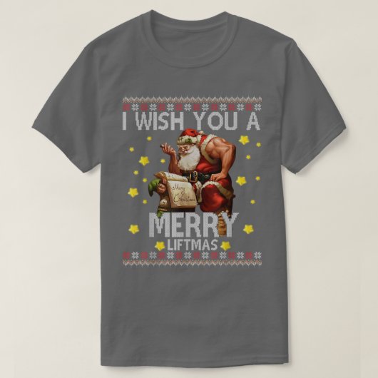 T-shirt Je Vous Souhaite Une Jolie Vie Mauvaise Noël Père (Design devant)