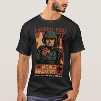 T-shirt Je vous veux pour l'Infanterie Mobile - Garantie d