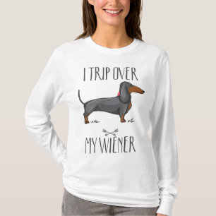 T-shirt Je voyage au-dessus de mon amoureux des chiens Fun