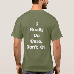 T-shirt Je vraiment m'inquiète, ne fais pas U ?