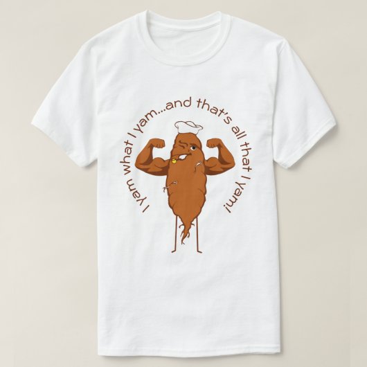 T-shirt Je Yam Ce Que Je Yam (Design devant)