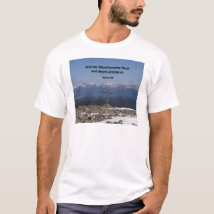 T-shirt Jean 1:14 Et le mot devint chair et habita
