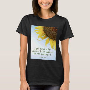 T-shirt Jean 1 15 La lumière brille dans les citations des