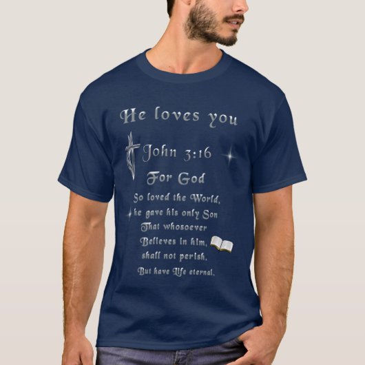 T-shirt Jean 3:16 (Devant)