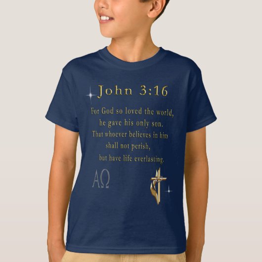 T-shirt Jean 3:16 (Devant)