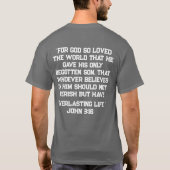T-shirt Jean 3:16 (Dos)