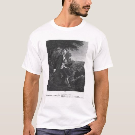 T-shirt Jean-Jacques Rousseau composant 'Emile (Devant)