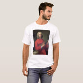 T-shirt Jean-Philippe Rameau avec un violon (Devant entier)