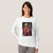 T-shirt Jean-Philippe Rameau avec un violon (Devant entier)