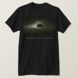 T-shirt Jean-Pierre Luminet's Black Hole (1979)<br><div class="desc">In 1979,  astrophysicist Jean-Pierre Luminet hand-plotted a visualization of a black hole using punchcards and an IBM 7040 mainframe. And it still looks rad.</div>