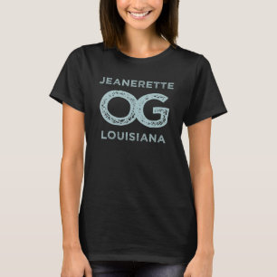 T-shirt Jeanerette Louisiane Montrez Votre Fierté De Ville