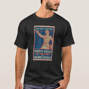 T-shirt Jeanne D'Arc A Sauvé France 2ème guerre mondiale P