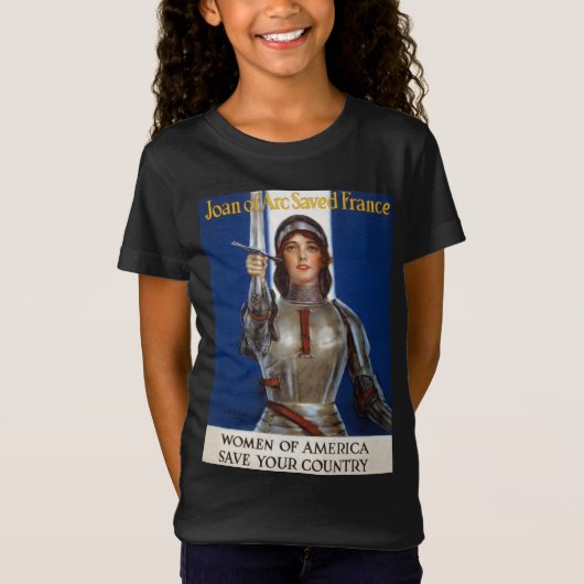 T-Shirt Jeanne d'Arc : La servante d'Orléans, héroïne du c (Devant)