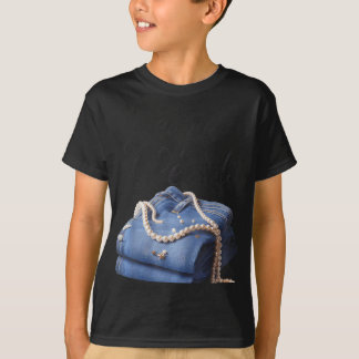T-shirt Jeans Et Perles Pour Dames 2025 Jean Avec Perles