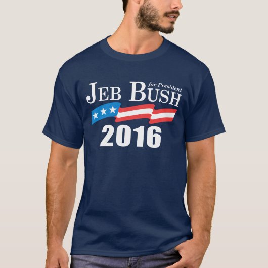 T-shirt Jeb Bush 2016 (Devant)